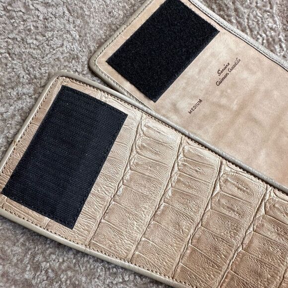 Donna Karan Spring 1987 Runway Cayman Alligator Contour Belt - Picture 10 of 16